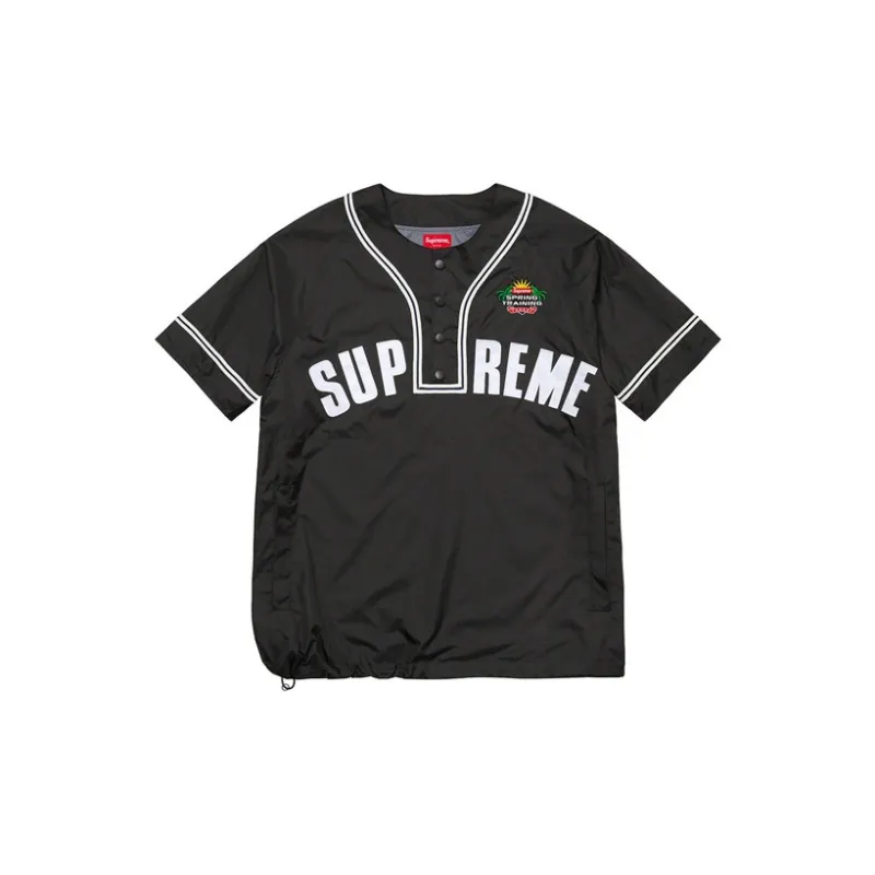 Supreme Snap Off Long Sleeve Baseball Top-3