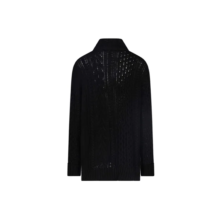 GREG LAUREN FW21 Loose Fit Knitwear Men's Black-1