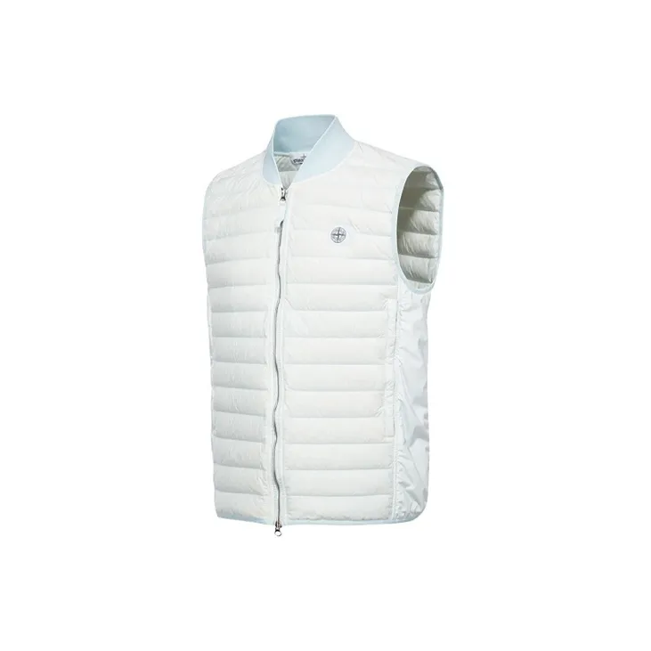 STONE ISLAND Vests Men Sky Blue-2