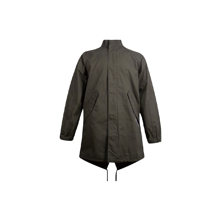 Converse Trench Coats Men Army Green POIZON