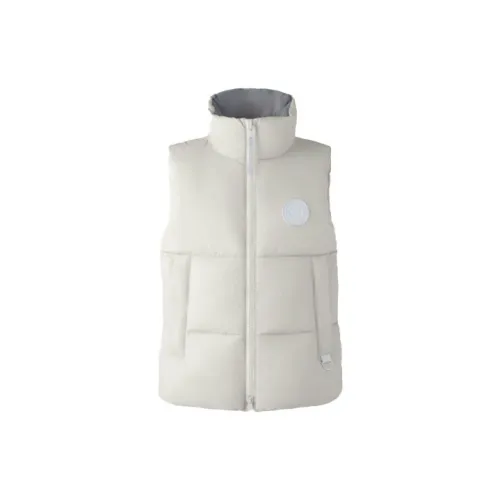 Canada Goose Pastels Vests Men White