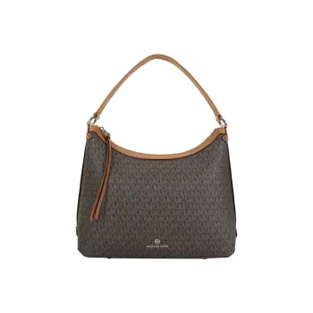 MICHAEL KORS Canvas One Shoulder Handbag Women's Brown/Acorn
