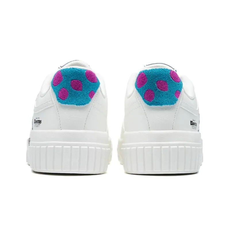 GUAISHOUDAXUE x XTEP Skateboard Shoes Women's White Blue-2