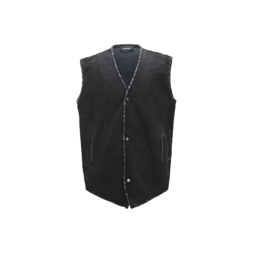 WE11DONE Vests Men Black