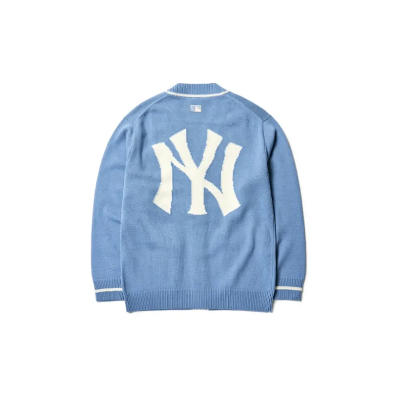 MLB New York Yankees Sweaters Unisex Sky Blue-1