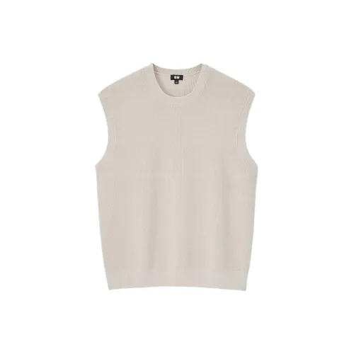 UNIQLO Vests Unisex Beige