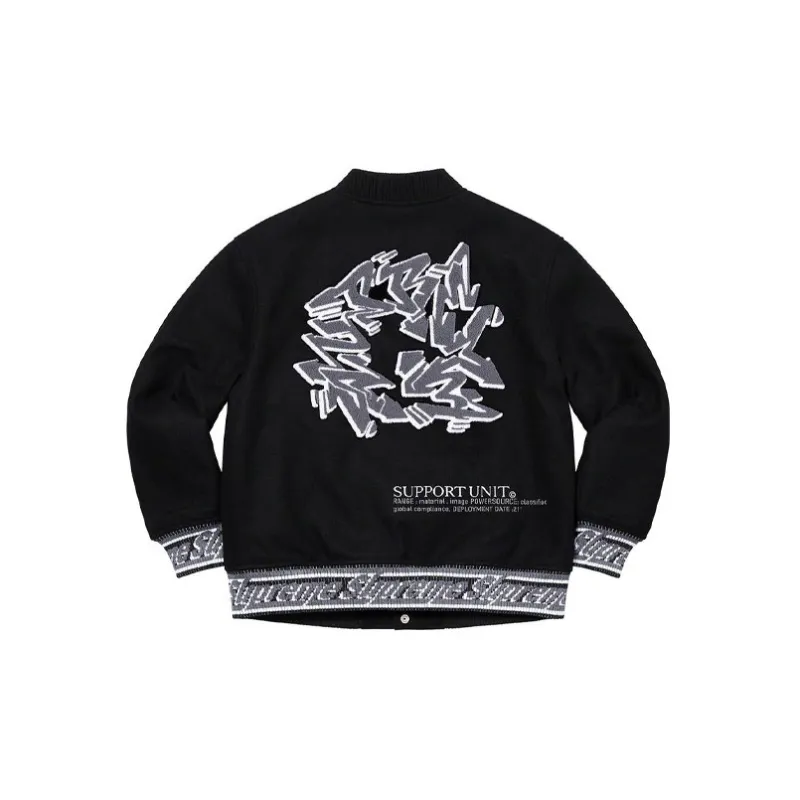 Supreme Support Unit Varsity Jacket-4