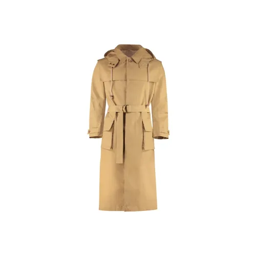 NANUSHKA Trench Coats Men Light Brown