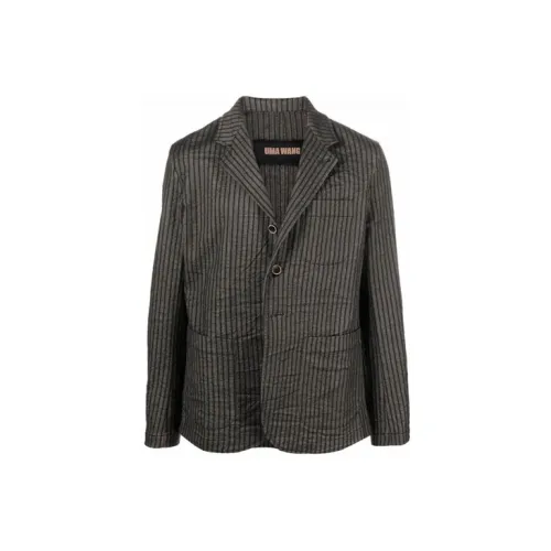 UMA WANG Business Suits Men Gray