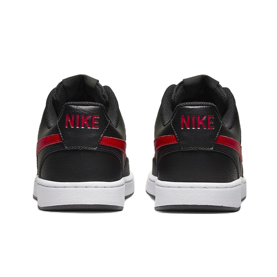 nike court legacy black red