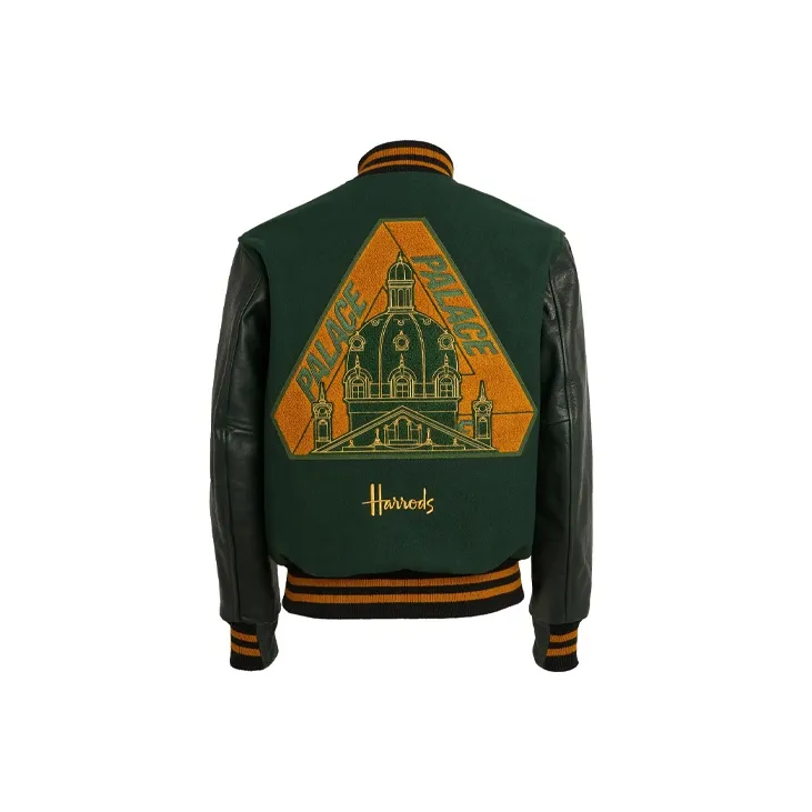 PALACE X Harrods Golden Bear Varsity Jacket-1