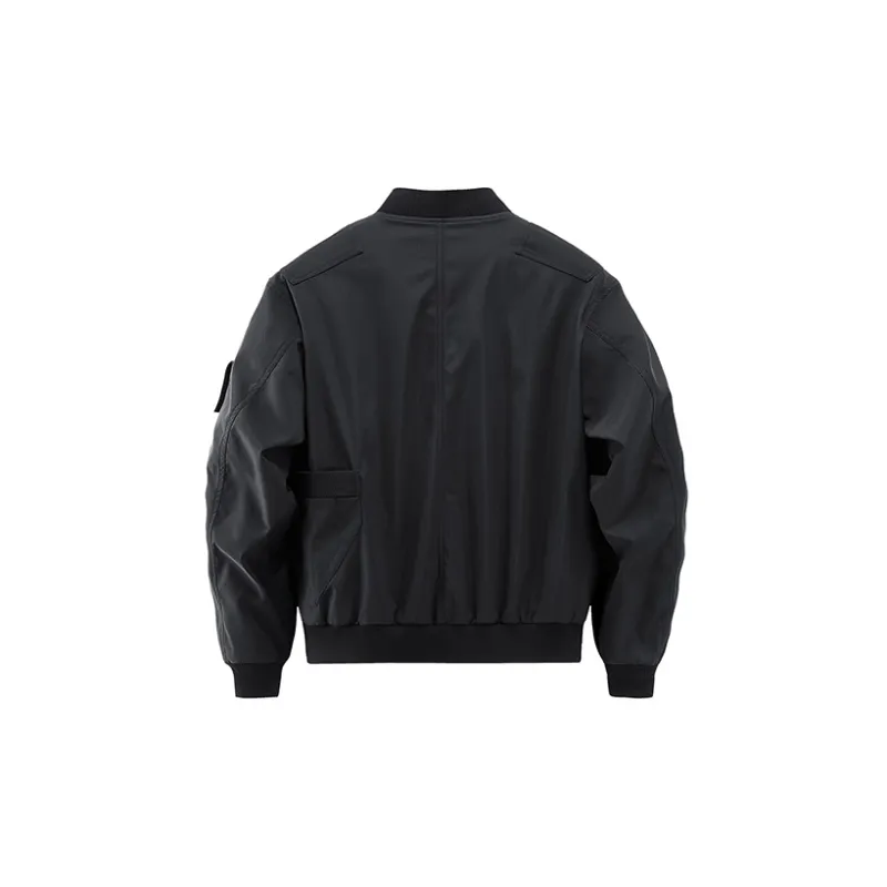 VIP Baseball Jacket Spring And Autumn Men's Black-1