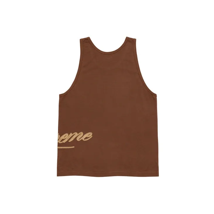 Supreme Mesh Script Tank Top-7