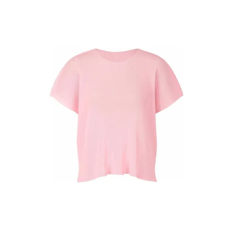 PLEATS PLEASE ISSEY MIYAKE Crop Tops Women's Pink-1