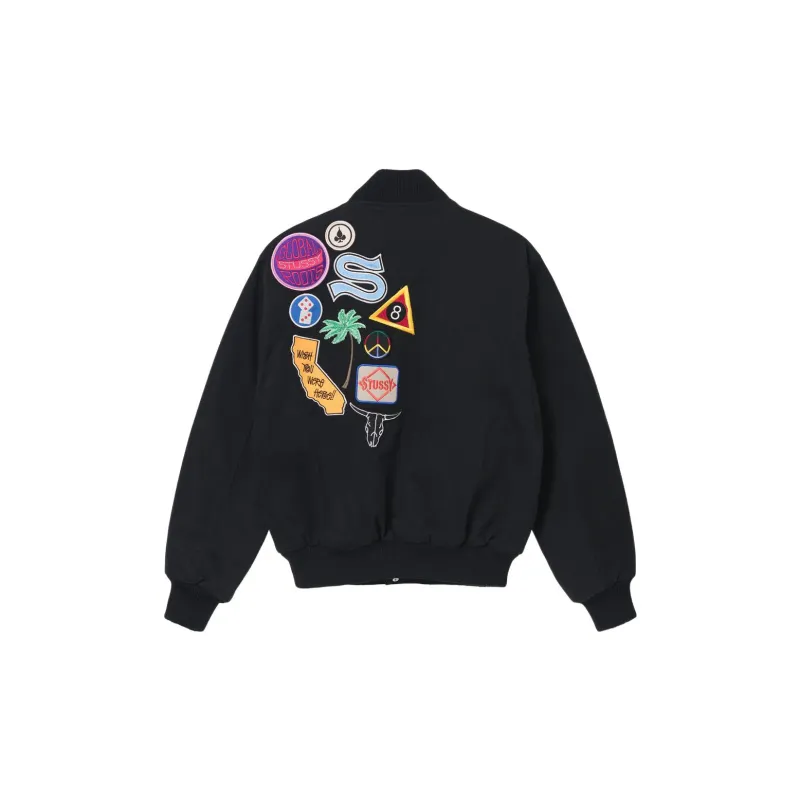 Stussy Baseball Jerseys Men Black-1