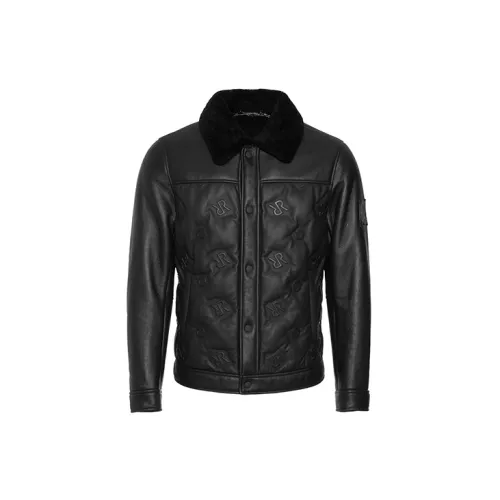 RARE Leather Jackets Men Black