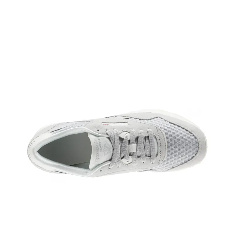 Reebok Classic Nylon Cushioning Anti-Slip And Wear-Resistant Low-Top Running Shoes Women's Gray-2
