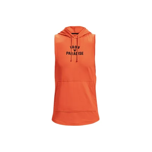 Under Armour Tank Tops Men Orange