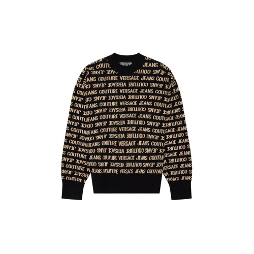 VERSACE JEANS COUTURE Sweaters Men Black