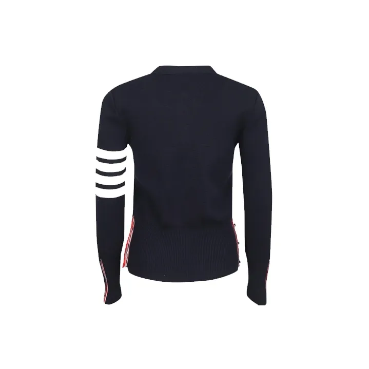 THOM BROWNE 4 Bar Stripe Cardigan-1