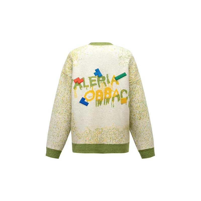 Valeria Obbaco Sweater Unisex Green-1