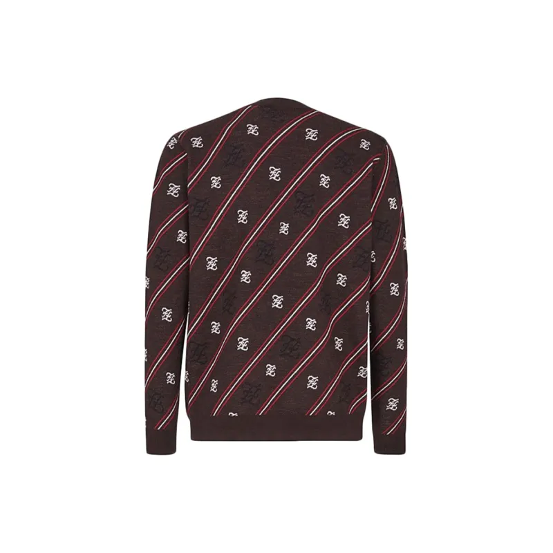 FENDI Sweaters Men Dark Brown-1