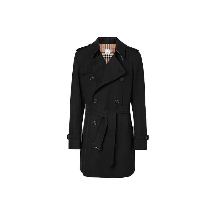 Black trench coat mens burberry online