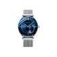 309 Blue Face Silver Stud
