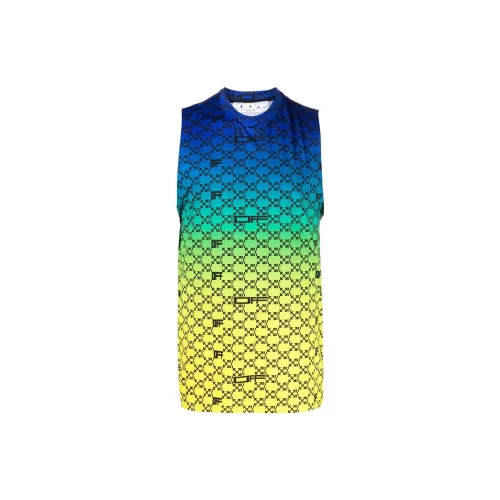 OFF-WHITE Iridescent All Over Arrows Monogram Tank Top 