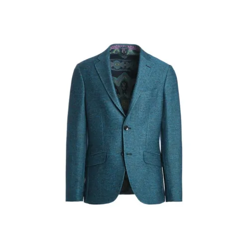 ETRO Business Suits Men Light Blue