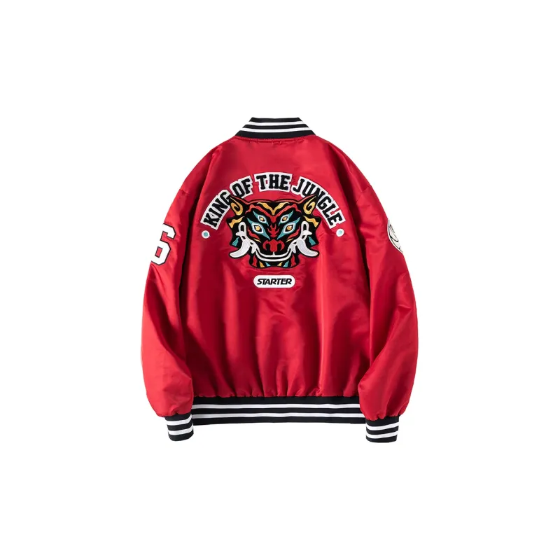 STARTER Baseball Jerseys Unisex Scarlet-1