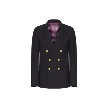 Valentino Double Breasted Long Sleeved Jacket