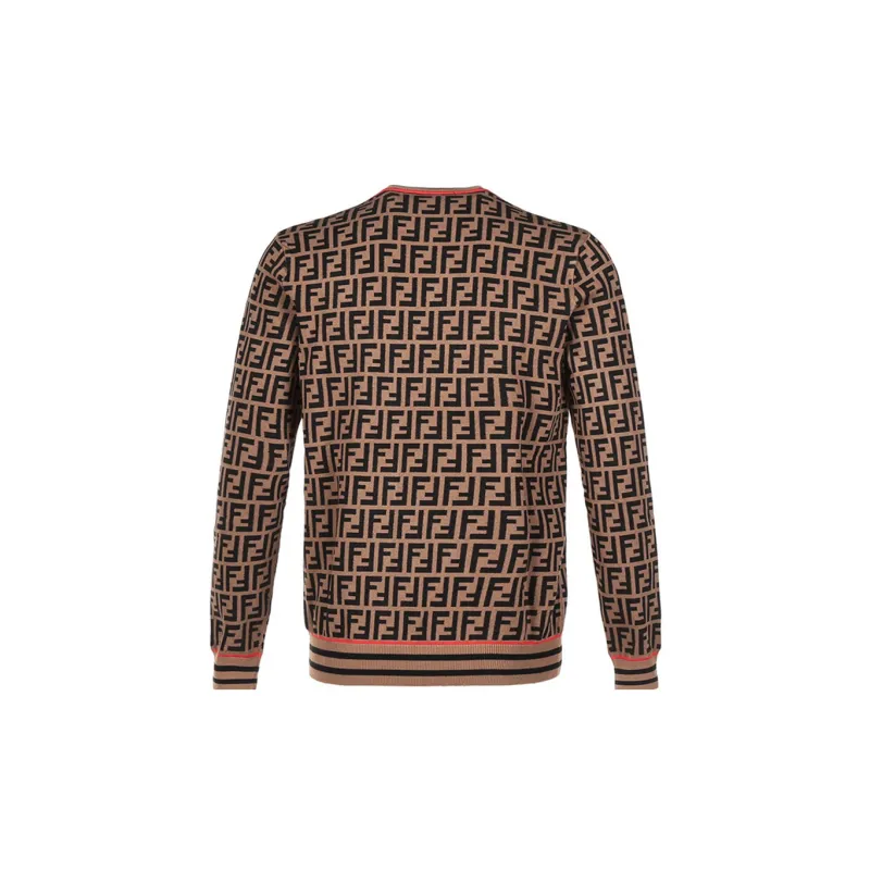 FENDI Sweaters Men Brown-1