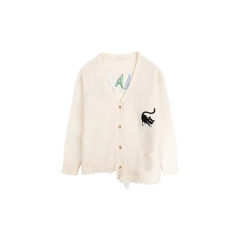 Charlie Luciano Sweater Unisex White-1