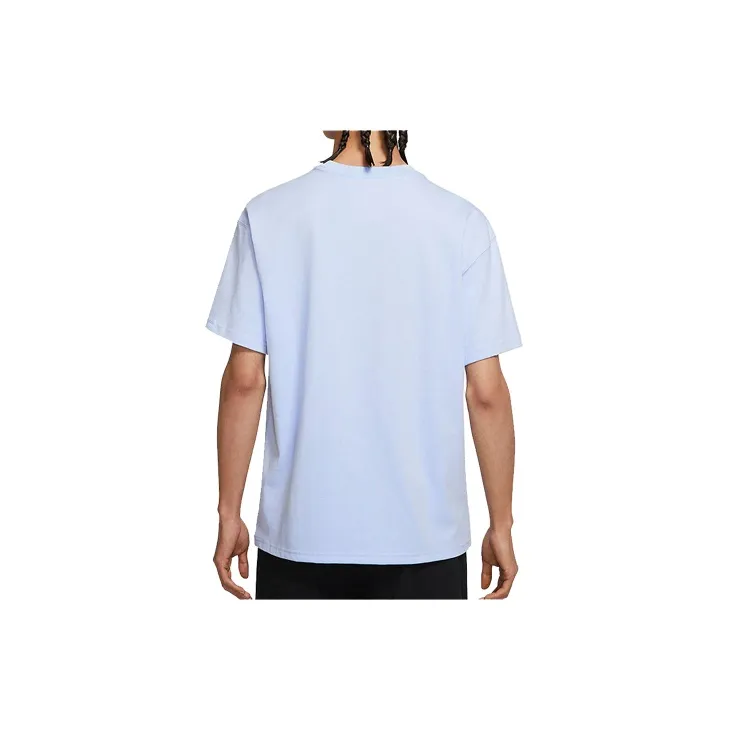 Nike T Shirts Men Light Blue-1