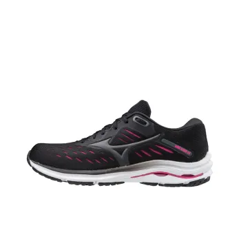 Mizuno Wave Rider 24 Wide 'Black Pink' Women's