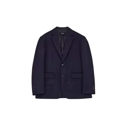 WE11DONE Business Suits Unisex Navy Blue