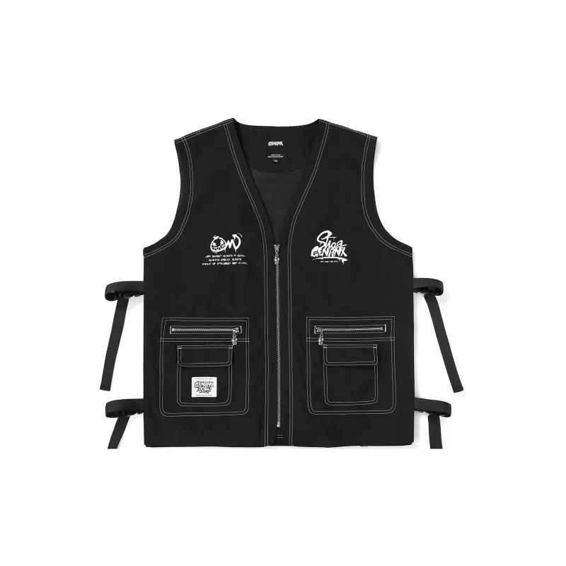 GENANX Vests Men Black-1