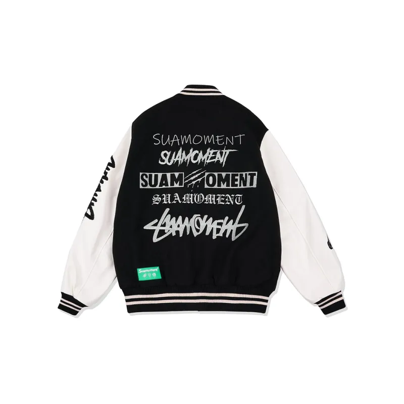 Suamoment 2023 Spring/summer Baseball Jacket Unisex-1