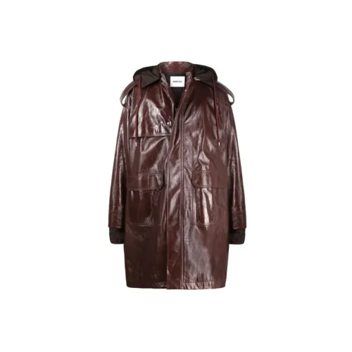 AMBUSH Leather Jackets Men Brown