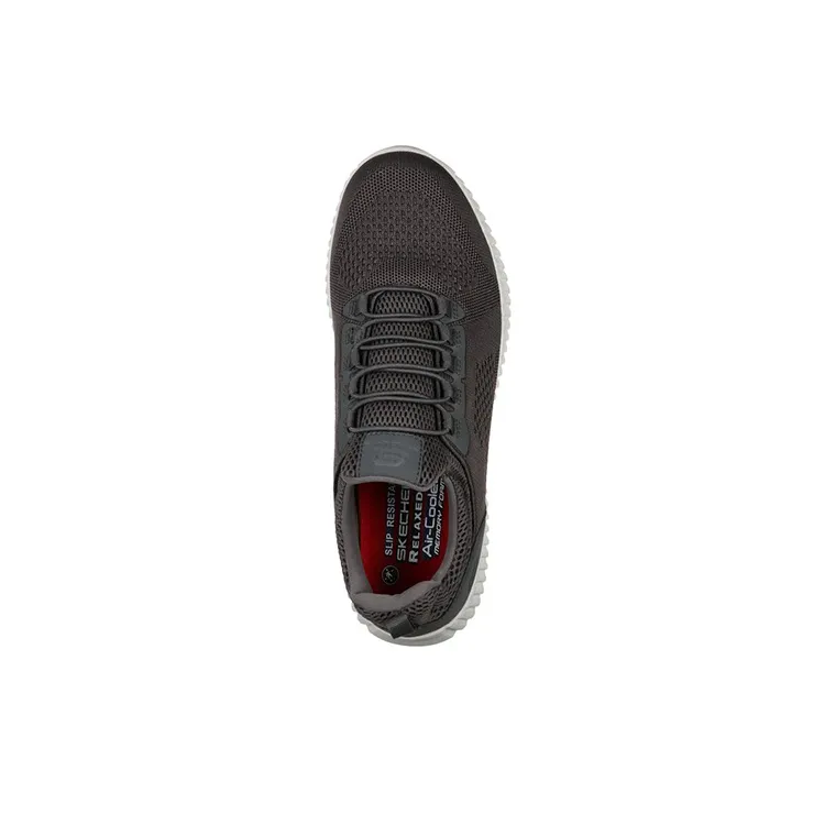 Skechers Relaxed Fit Cessnock Sr Shock Absorbers Slip Resistant Breathable Low Top Casual Shoes Men's Gray-2