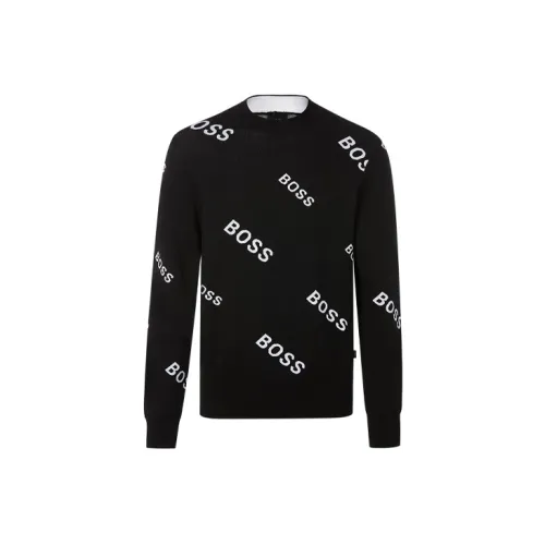 HUGO BOSS Sweaters Men Black