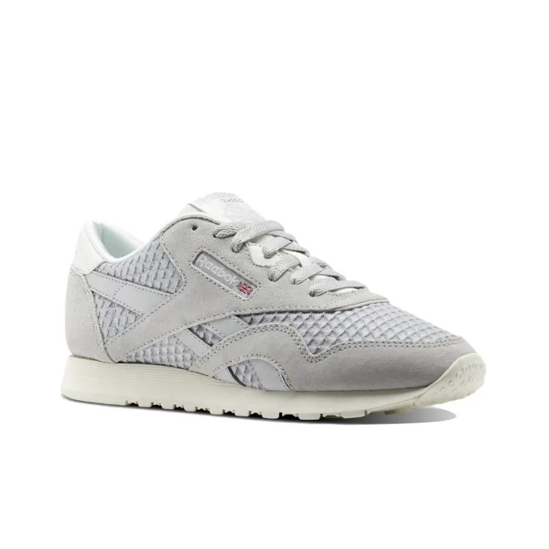 Reebok Classic Nylon Cushioning Anti-Slip And Wear-Resistant Low-Top Running Shoes Women's Gray-1