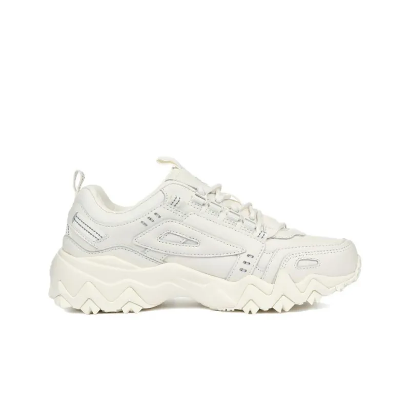 FILA Oakmont Cushioning Anti Slip And Wear Resistant Low Top Casual Shoes Unisex Ecru Korean Style-1