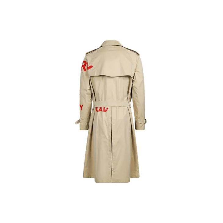 Burberry Trench Coat Men's Khaki-1