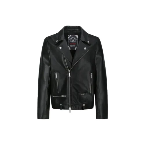 EVISU Male leather jacket