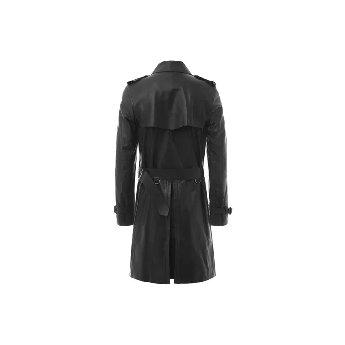 Burberry Leather Jacket Men's Black-1