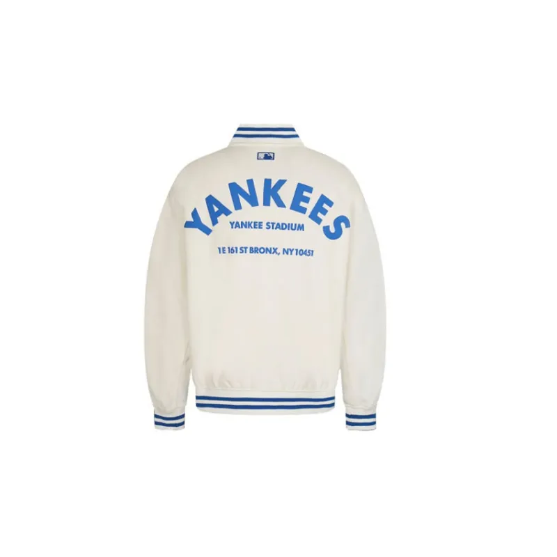 MLB New York Yankees Baseball Jerseys Unisex Ivory White-1