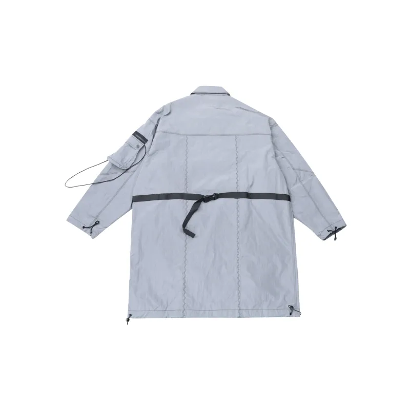 Everlast Trench Coats Unisex Gray-1