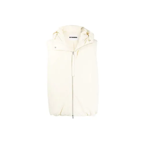 JIL SANDER Vests Men Beige